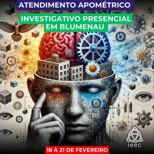 Apometria Investigativa Presencial em Blumenau